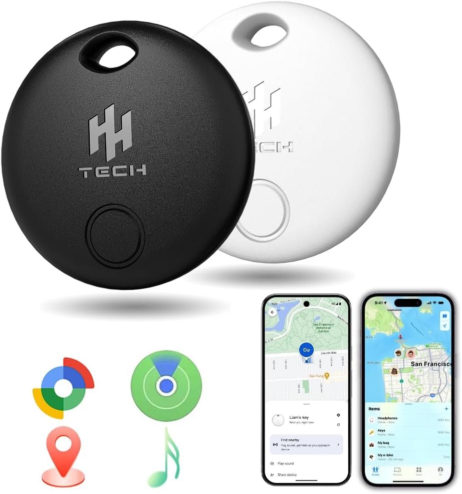 HH-Tech Dual-System Smart Tracker Tags Pack-2: A Practical Guide to Apple Find My and Google Find Hub Tracking